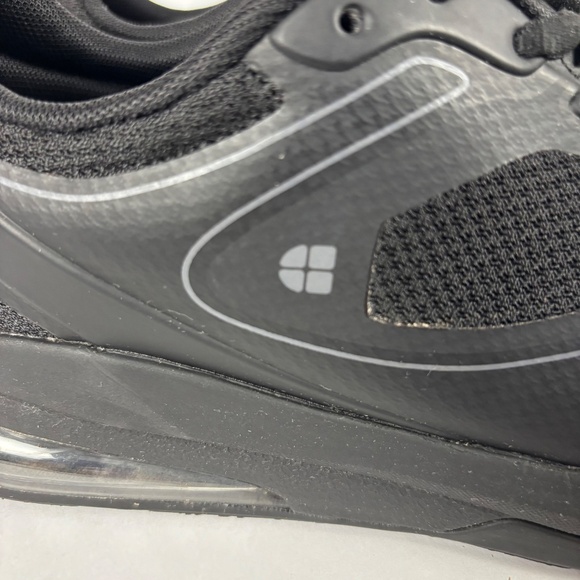 Shoes for Crews Non-Slip Work/Stand Sneakers/Shoes Black Leather Women Size 8 - Picture 2 of 10